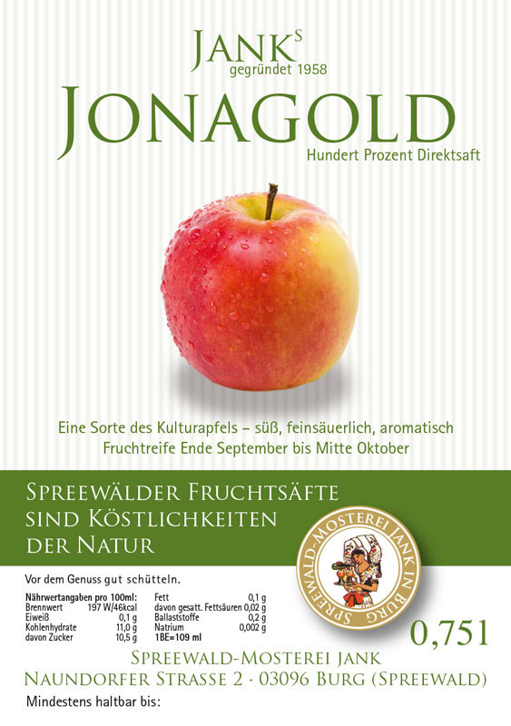 Saft Jonagold       0,75 l